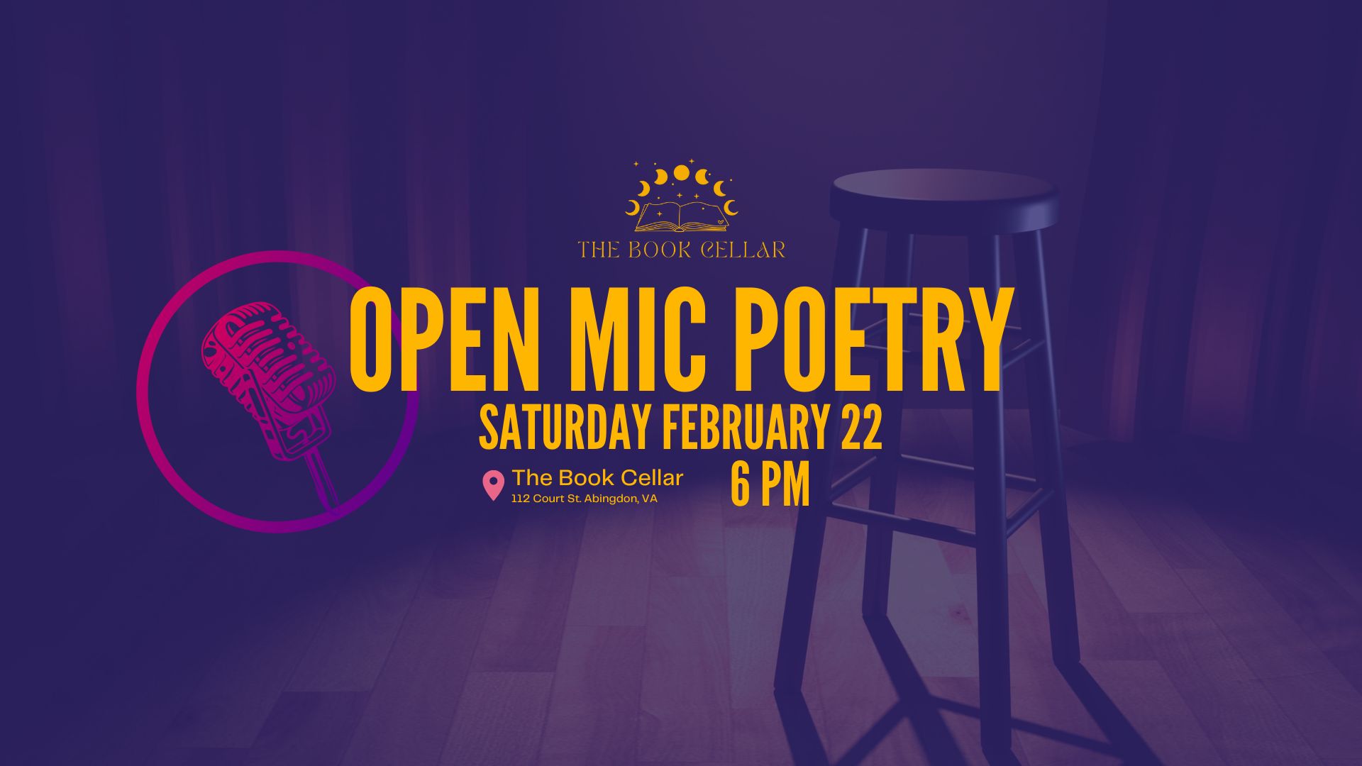 Open Mic Poetry Night - Event Cover