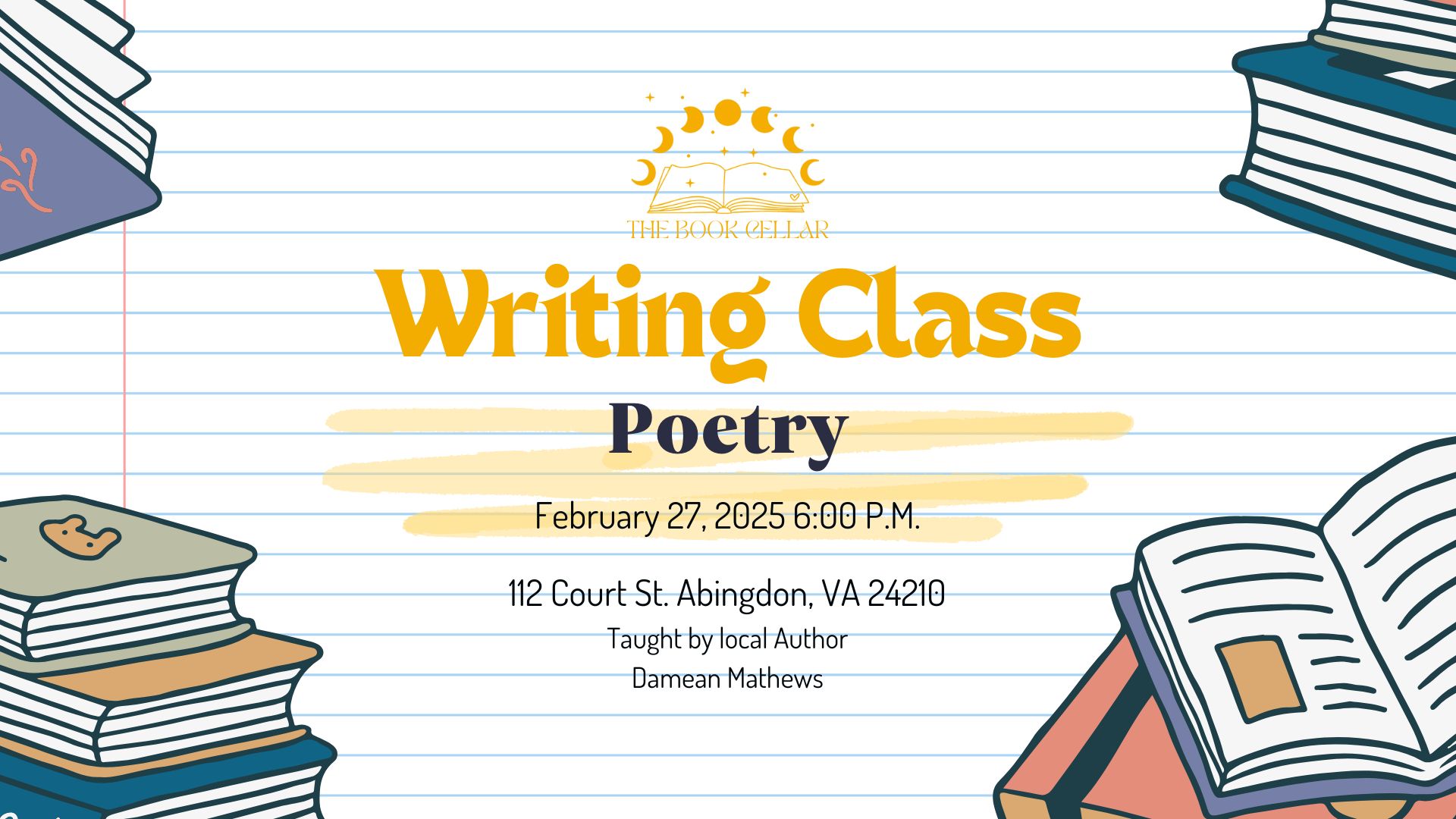 Poetry Writing Class