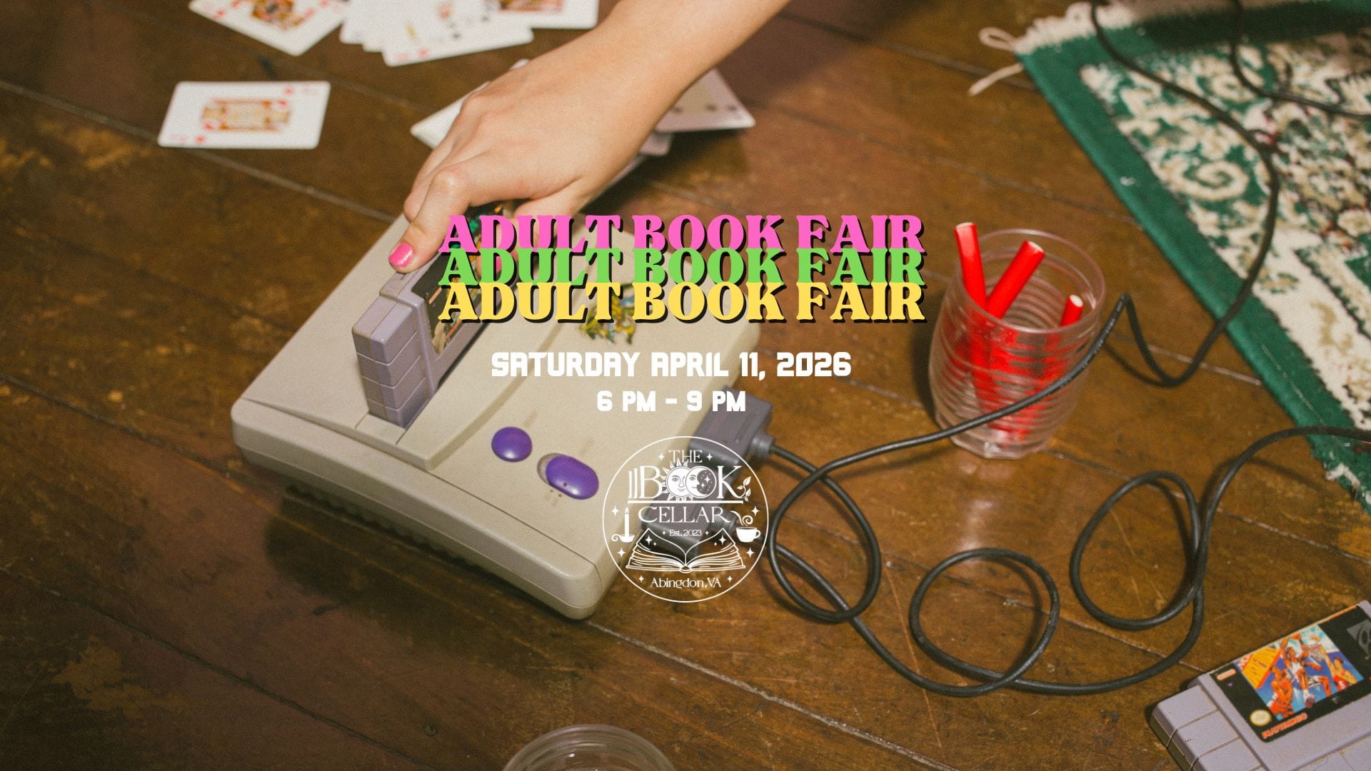 Adult Book Fair Poster