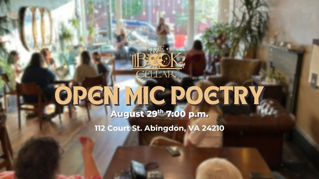 Open Mic Poetry Night Flyer August 29th 2026 Open Mic Poetry Night Flyer August 29th 2026